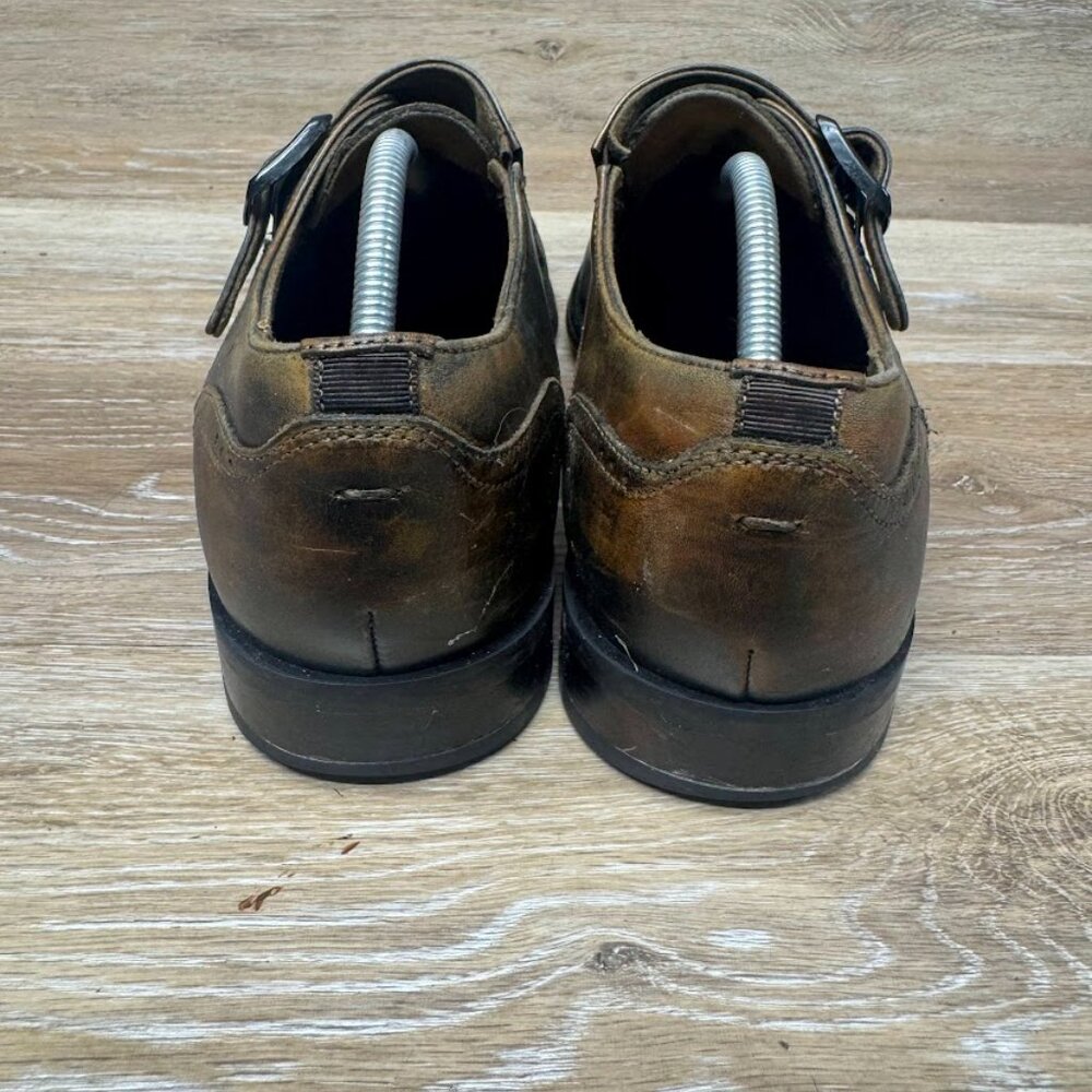 Florsheim Sorrento Brown Monk Strap Dress Shoe Men's Size 10.5 - Picture 3 of 7